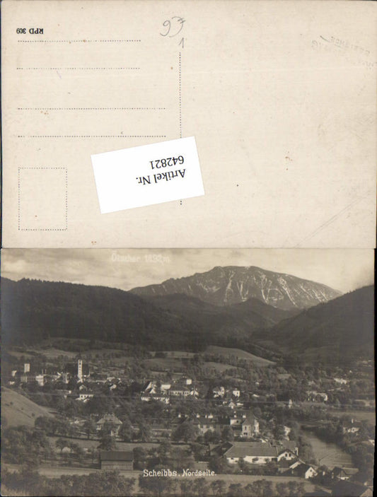 642821,Foto-AK Scheibbs mit Ötscher pub Theodor Mark