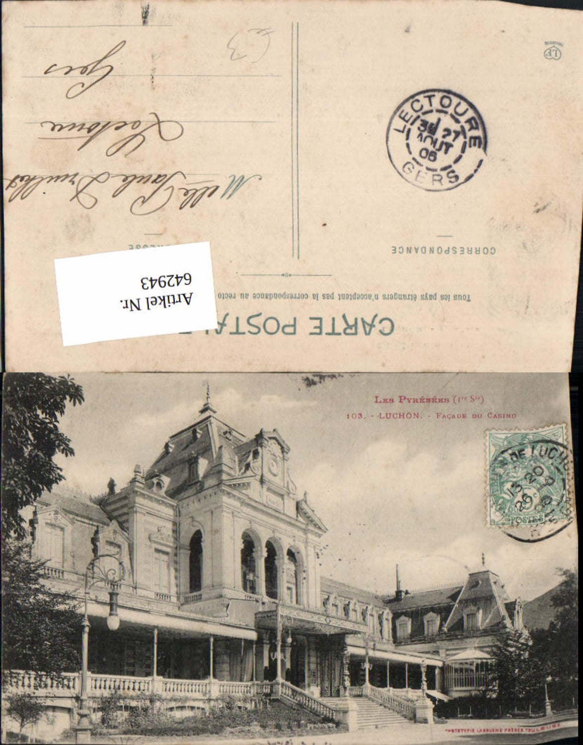 Alte Ansichtskarte – Old Postcard