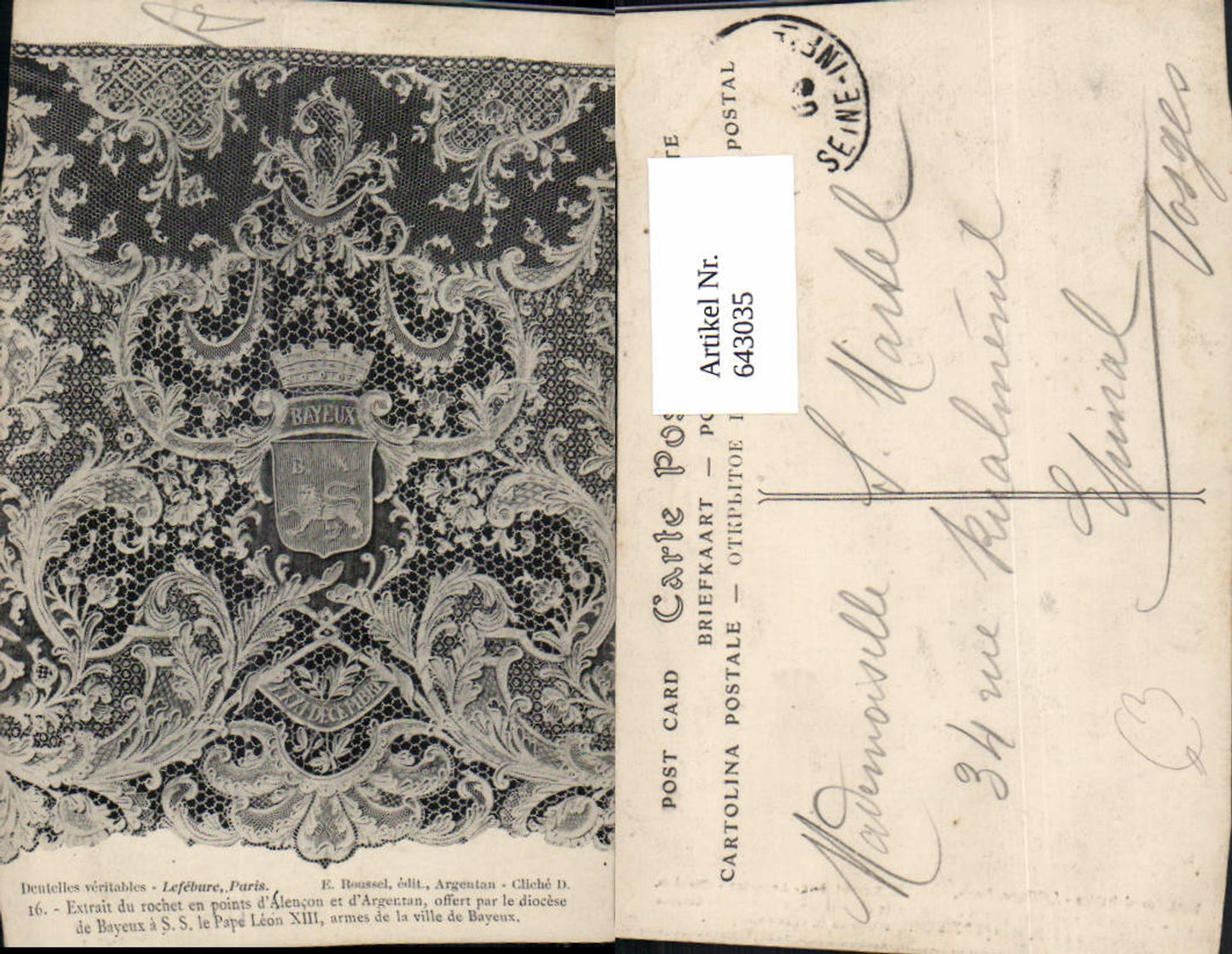 Alte Ansichtskarte – Old Postcard