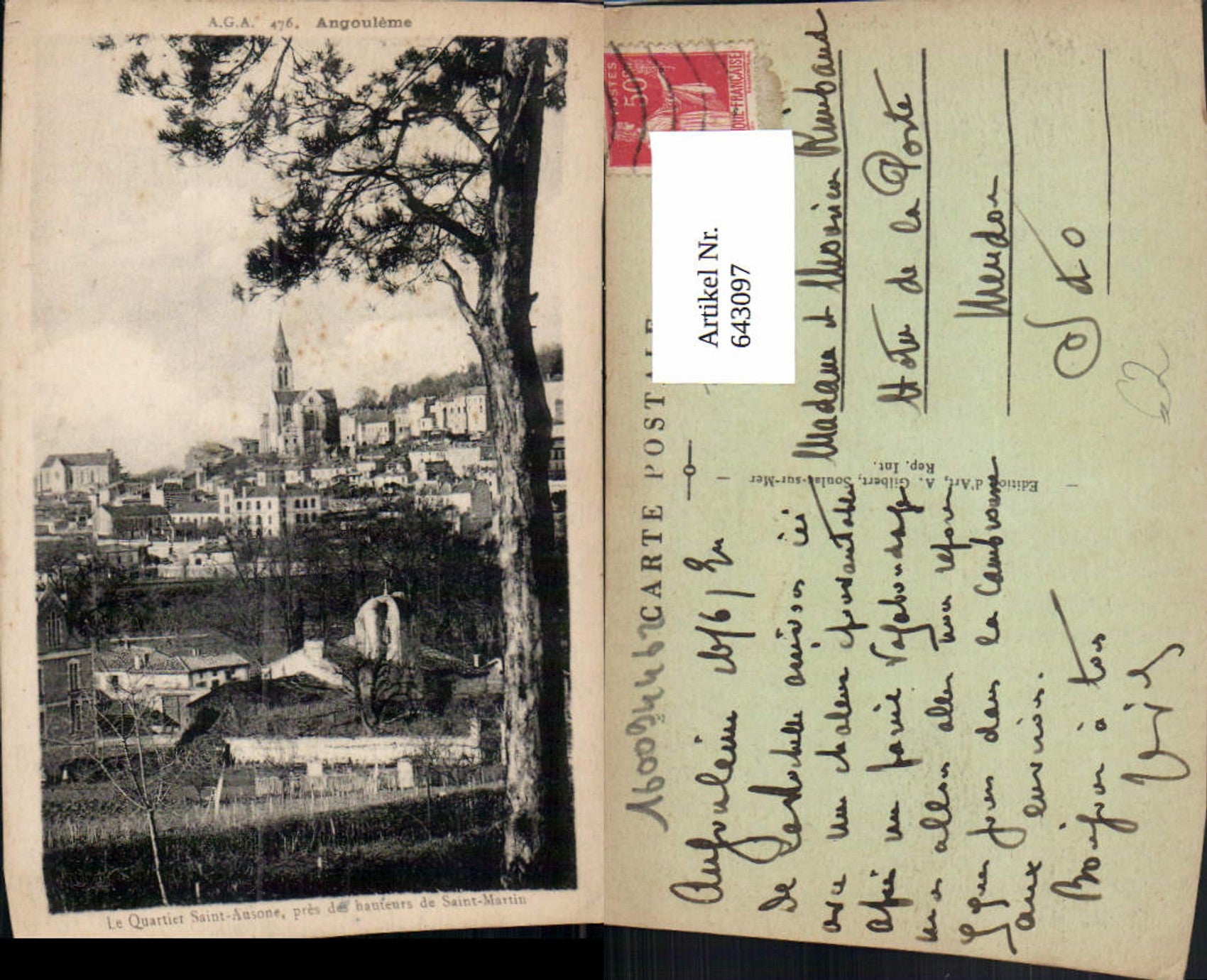 Alte Ansichtskarte – Old Postcard