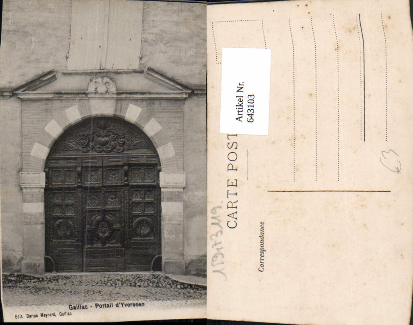 Alte Ansichtskarte – Old Postcard