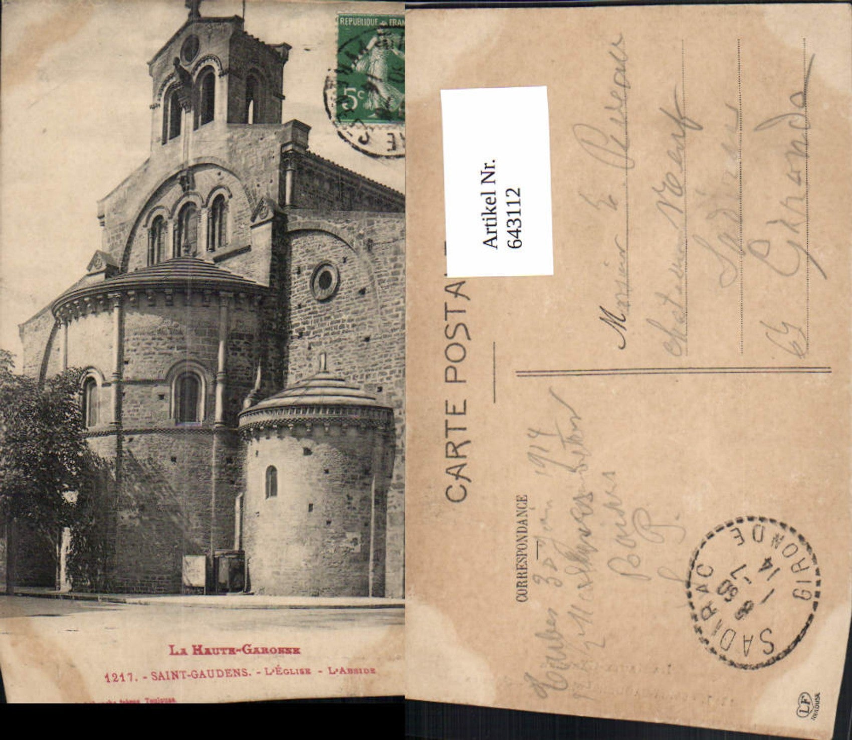 Alte Ansichtskarte – Old Postcard
