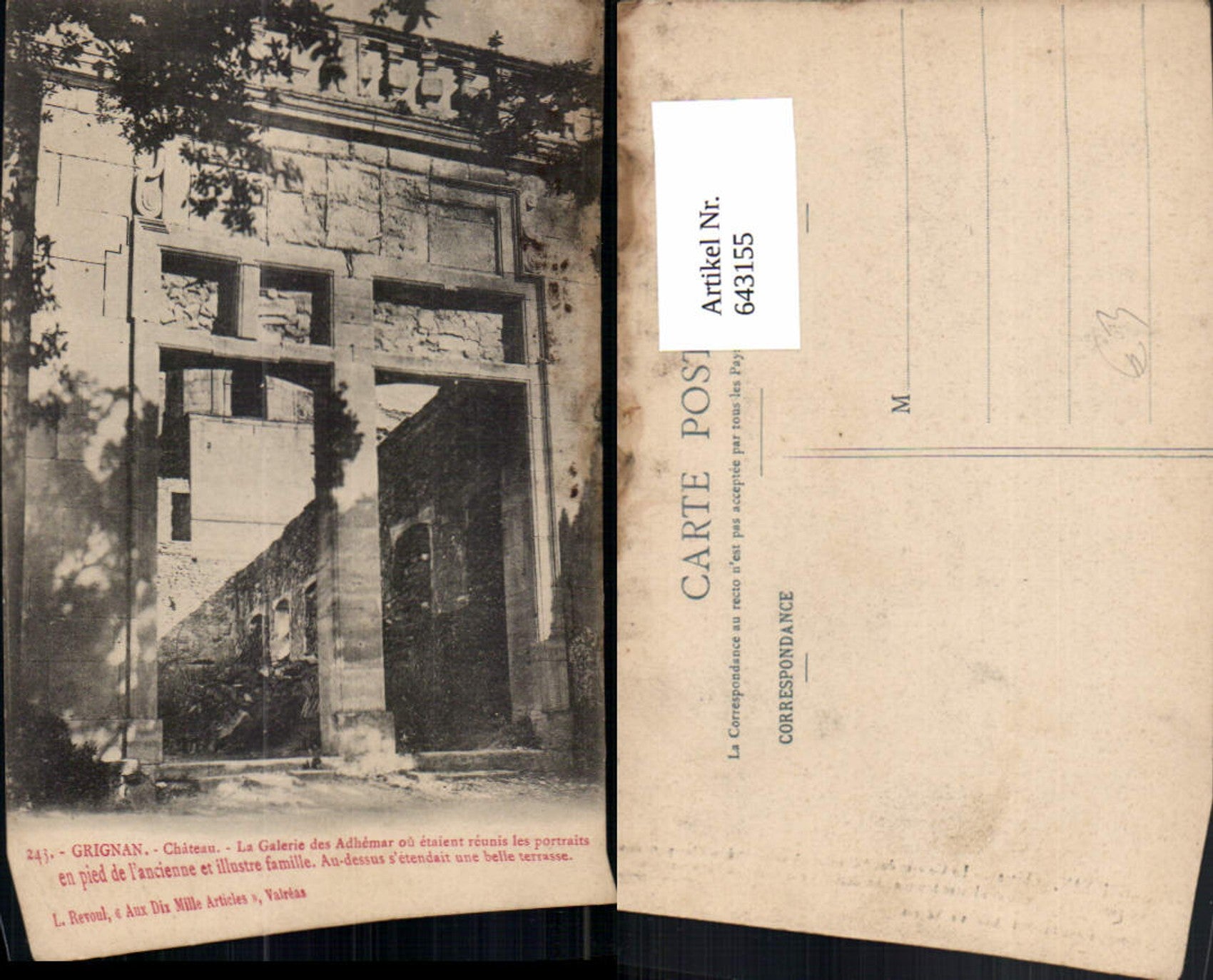 Alte Ansichtskarte – Old Postcard