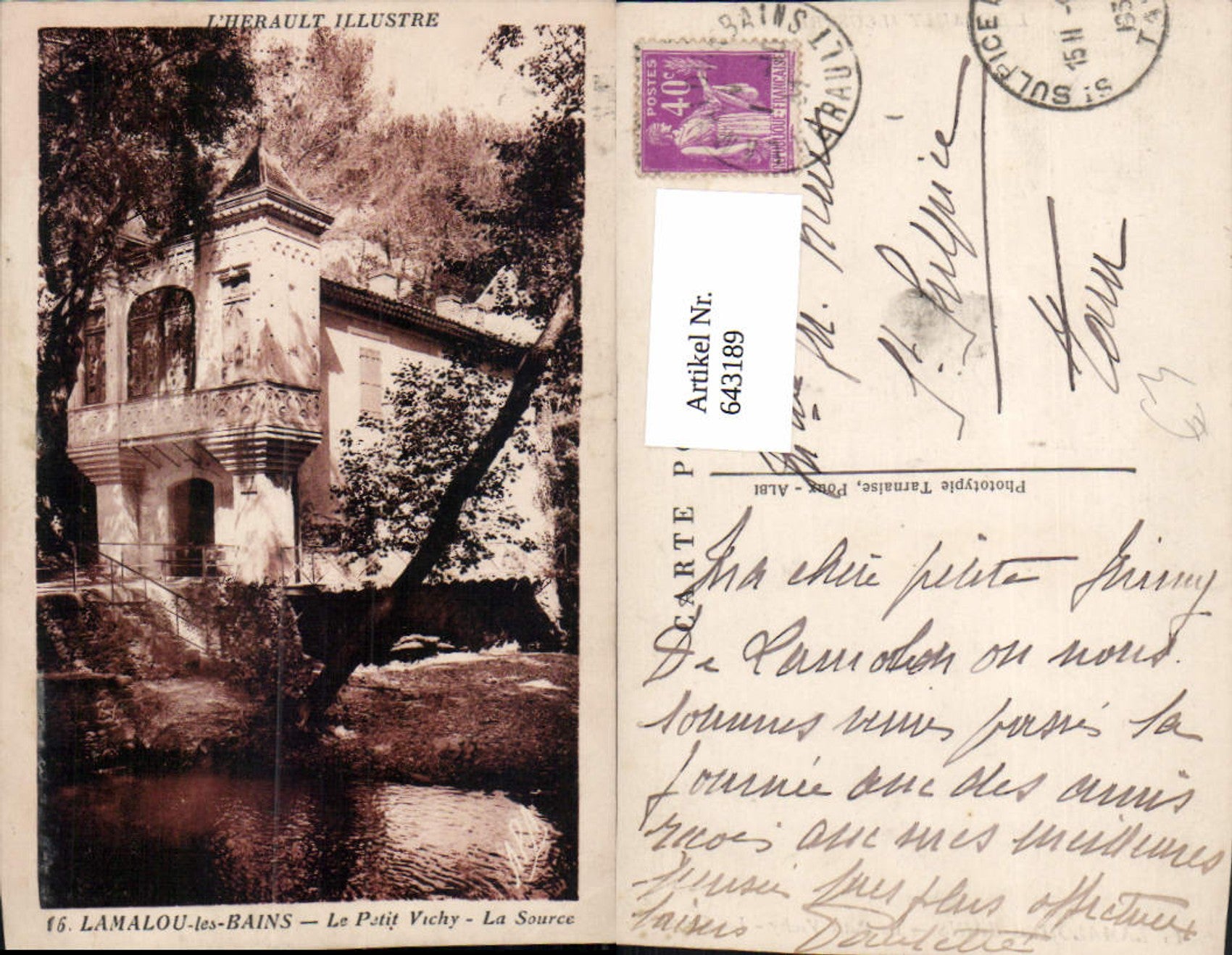 Alte Ansichtskarte – Old Postcard