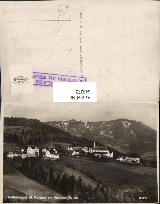 643272,St. Corona am Wechsel b. Kirchberg