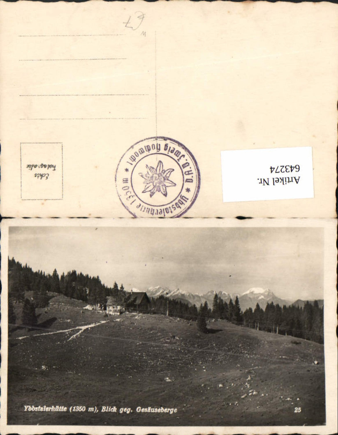 643274,Ybbstalerhütte bei Göstling an der Ybbs