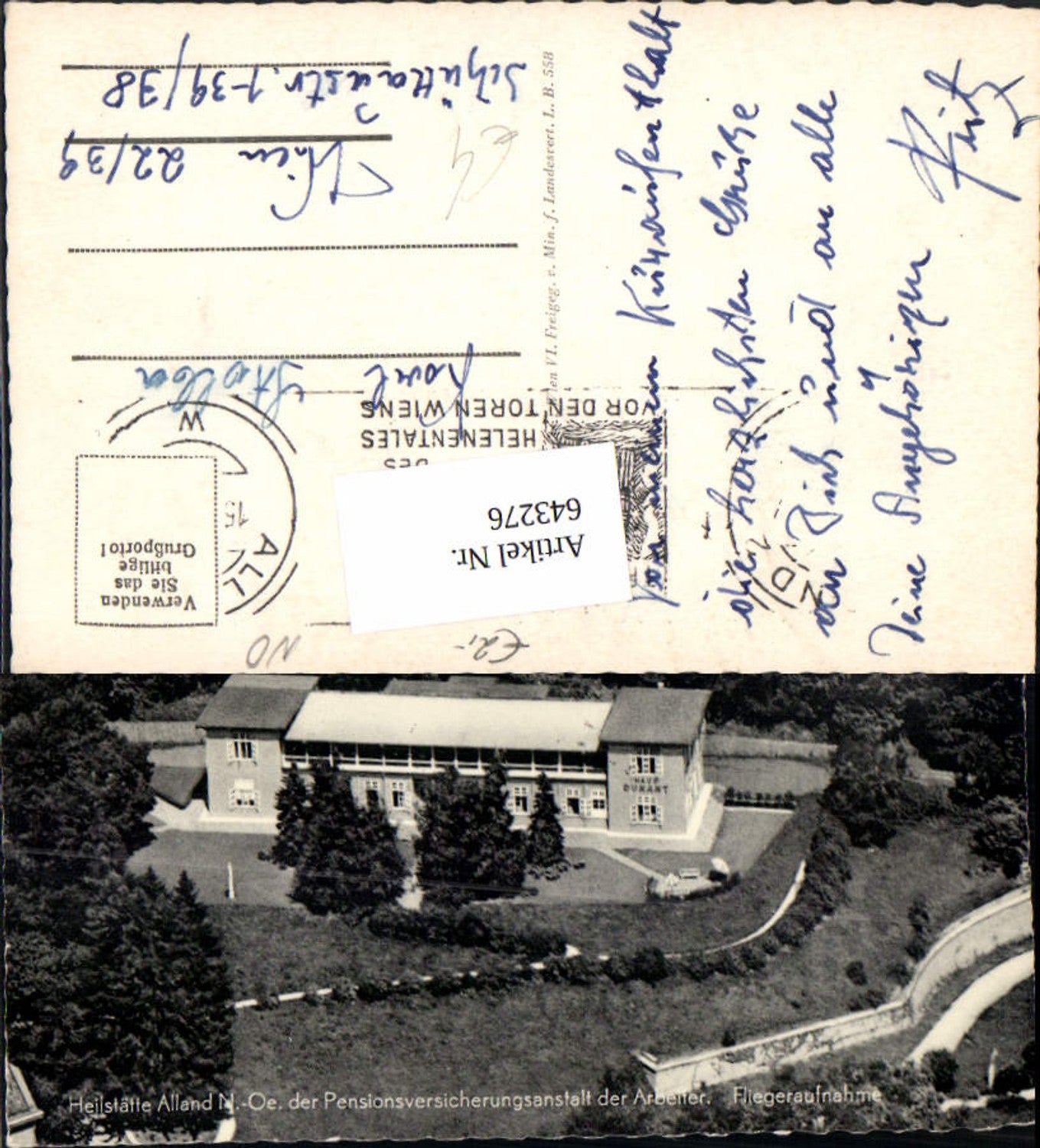 643276,Fliegeraufnahme Alland im Gebirge