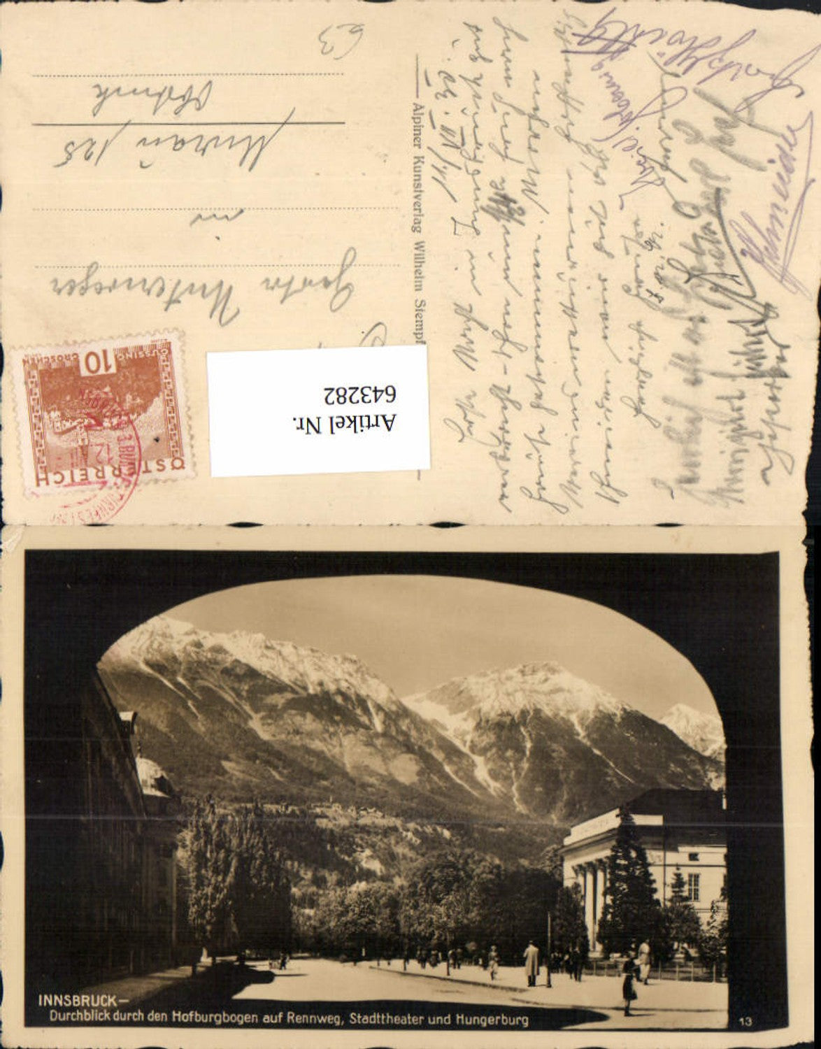 Alte Ansichtskarte – Old Postcard