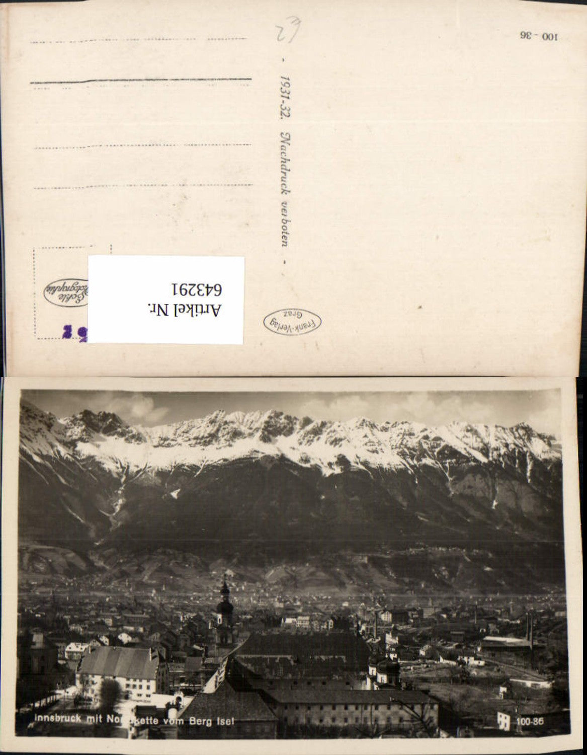 Alte Ansichtskarte – Old Postcard