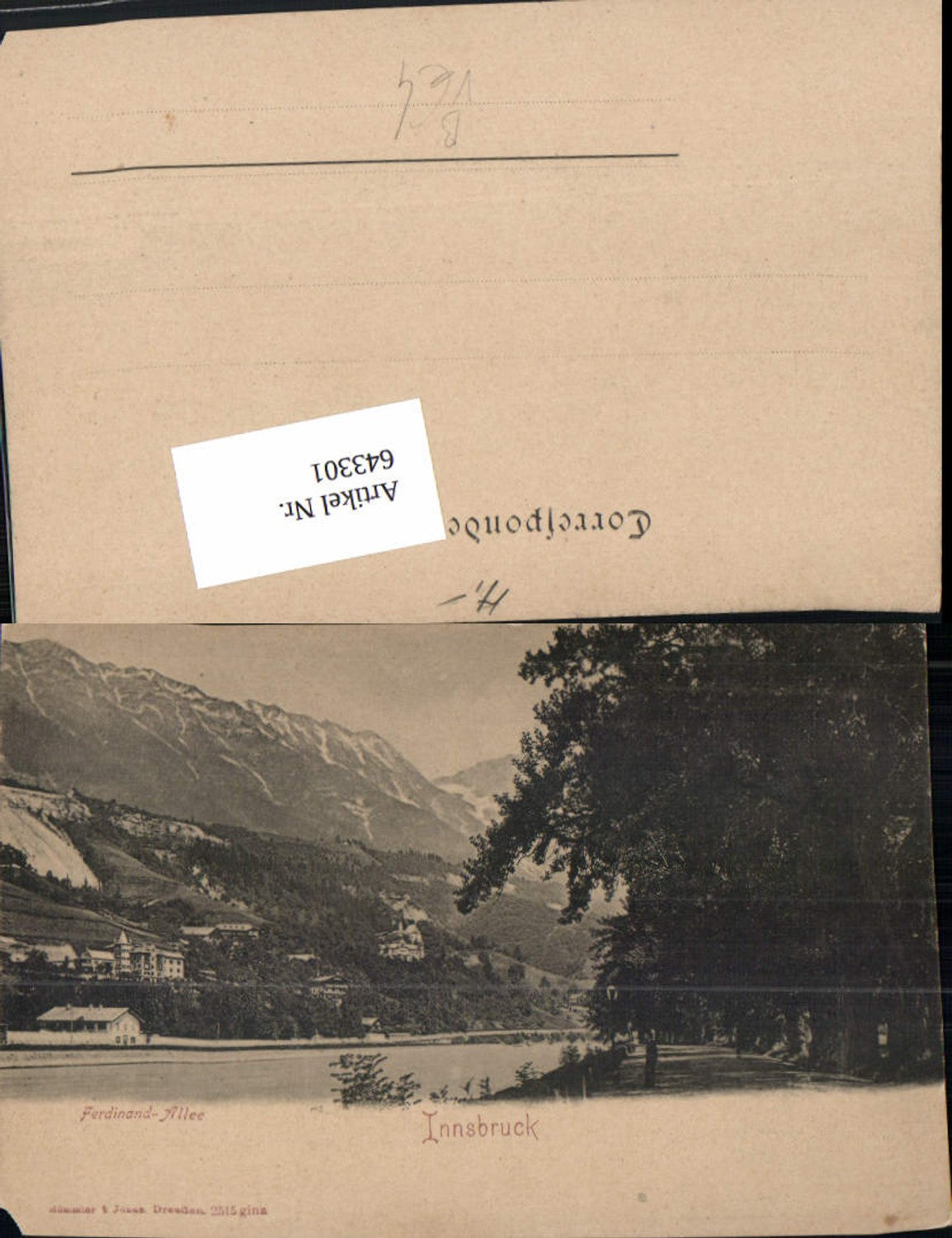 Alte Ansichtskarte – Old Postcard