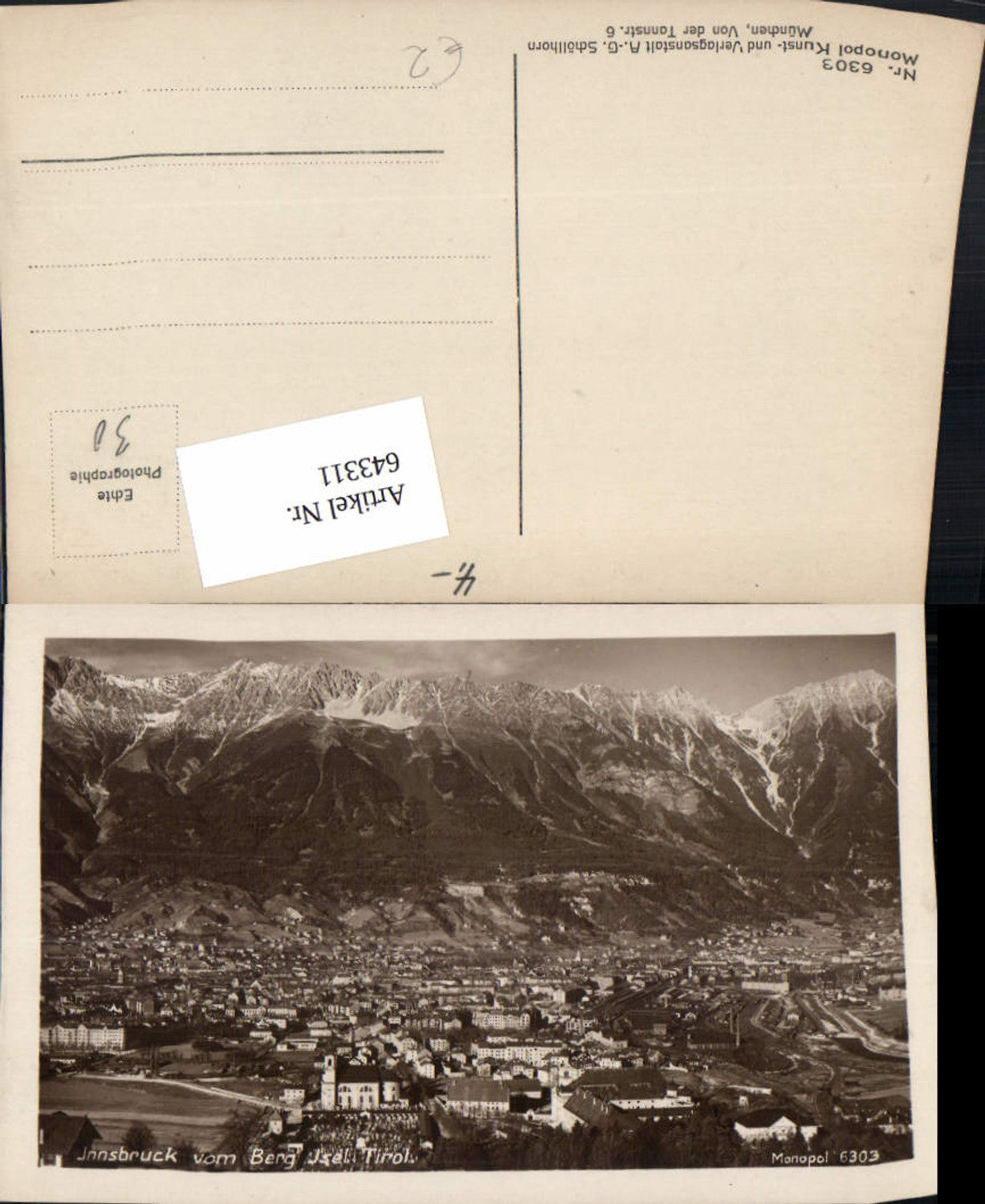 Alte Ansichtskarte – Old Postcard