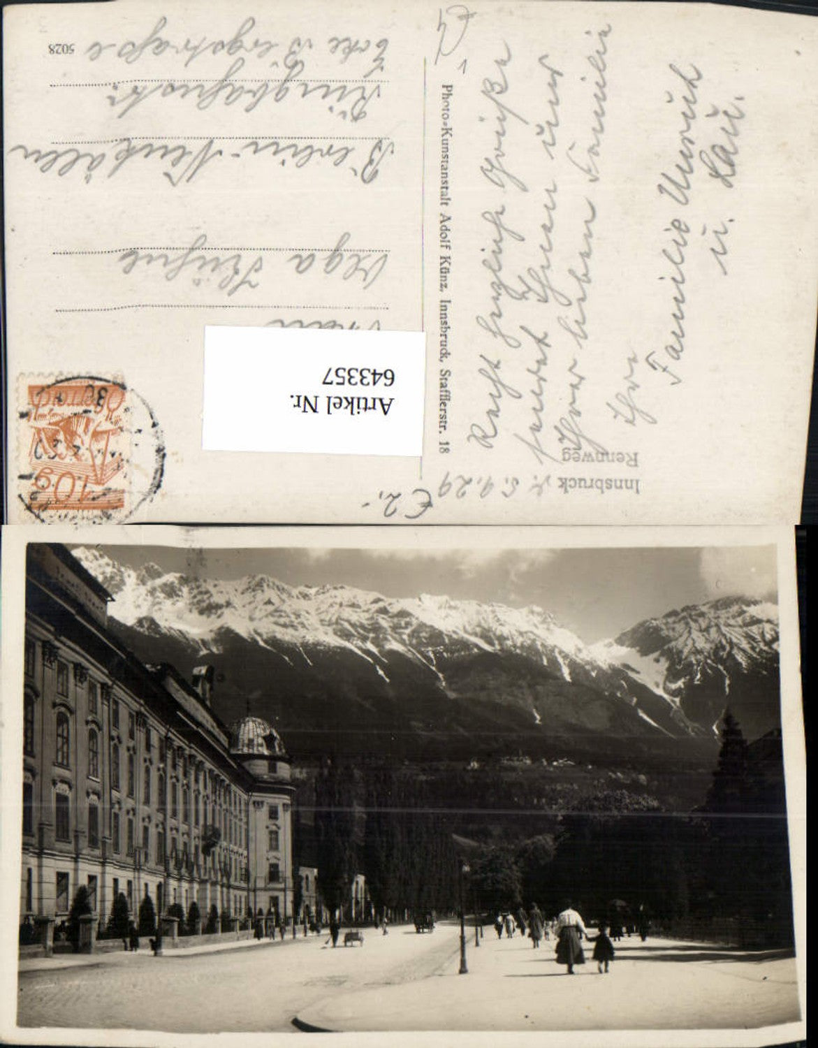 Alte Ansichtskarte – Old Postcard