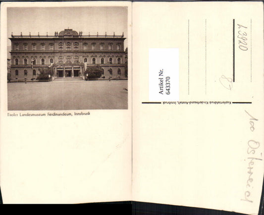 Alte Ansichtskarte – Old Postcard