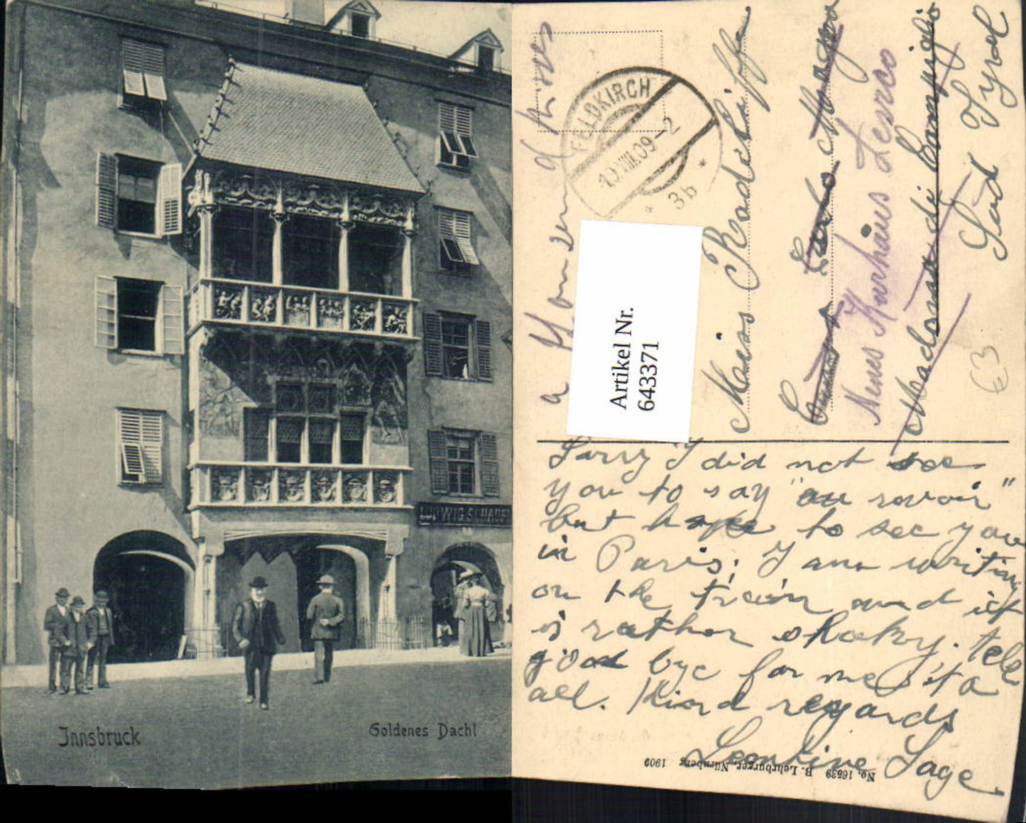 Alte Ansichtskarte – Old Postcard