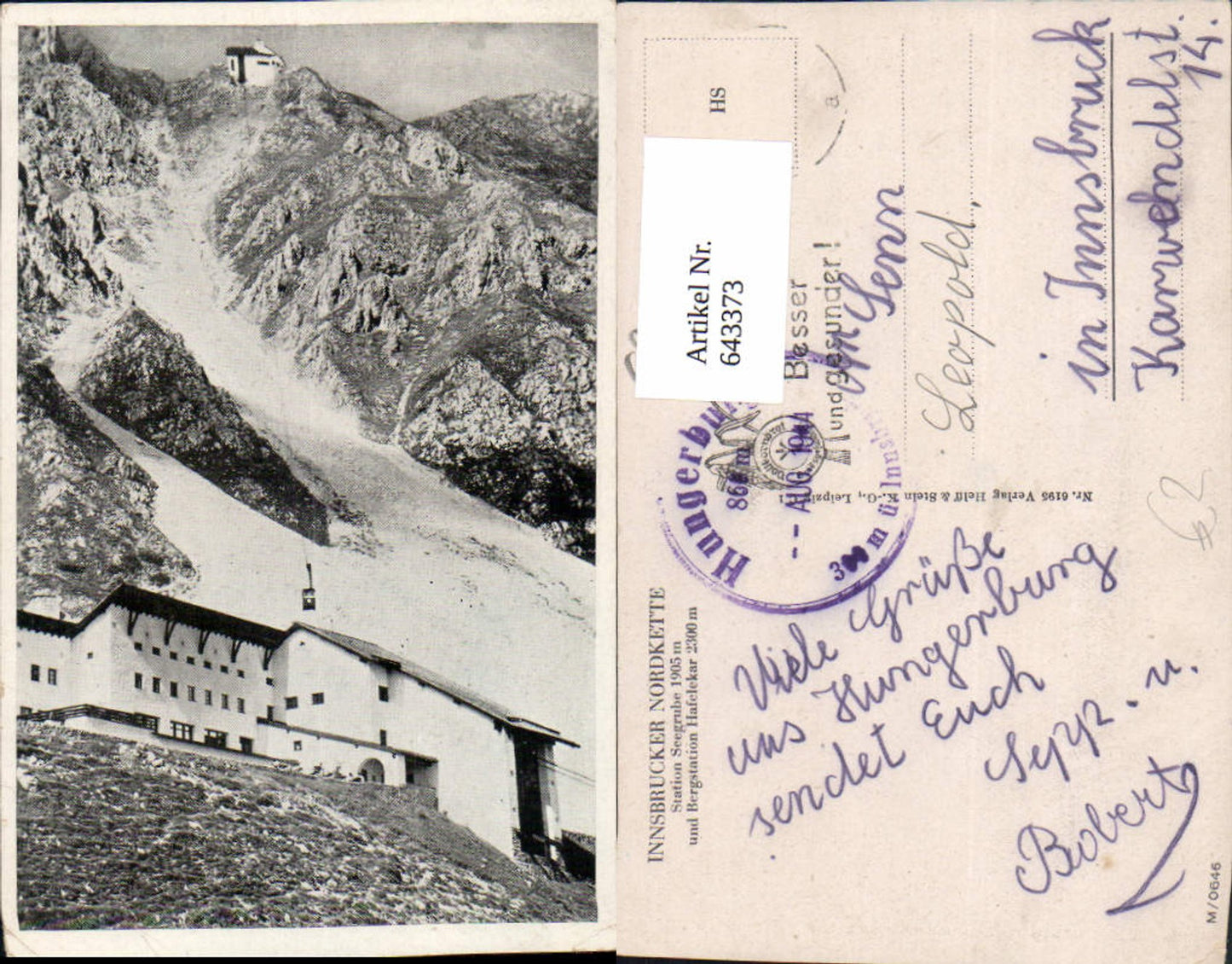 Alte Ansichtskarte – Old Postcard
