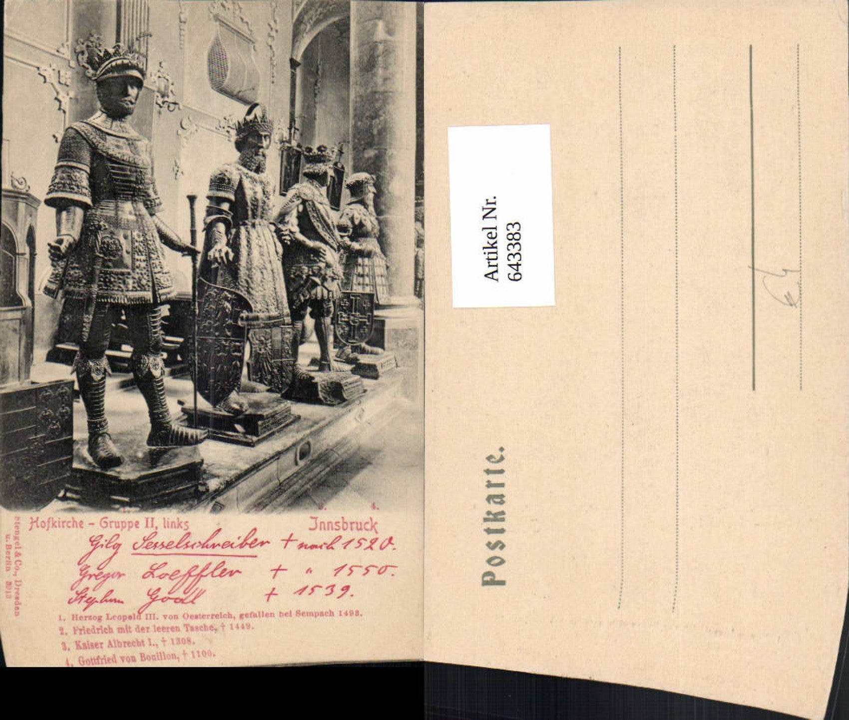 Alte Ansichtskarte – Old Postcard