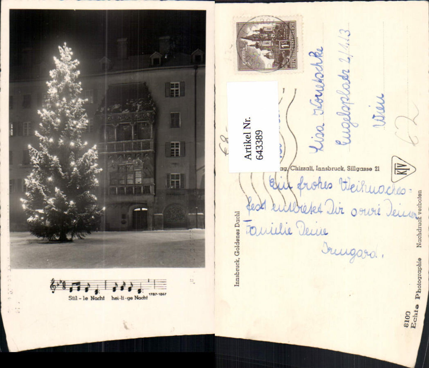 Alte Ansichtskarte – Old Postcard