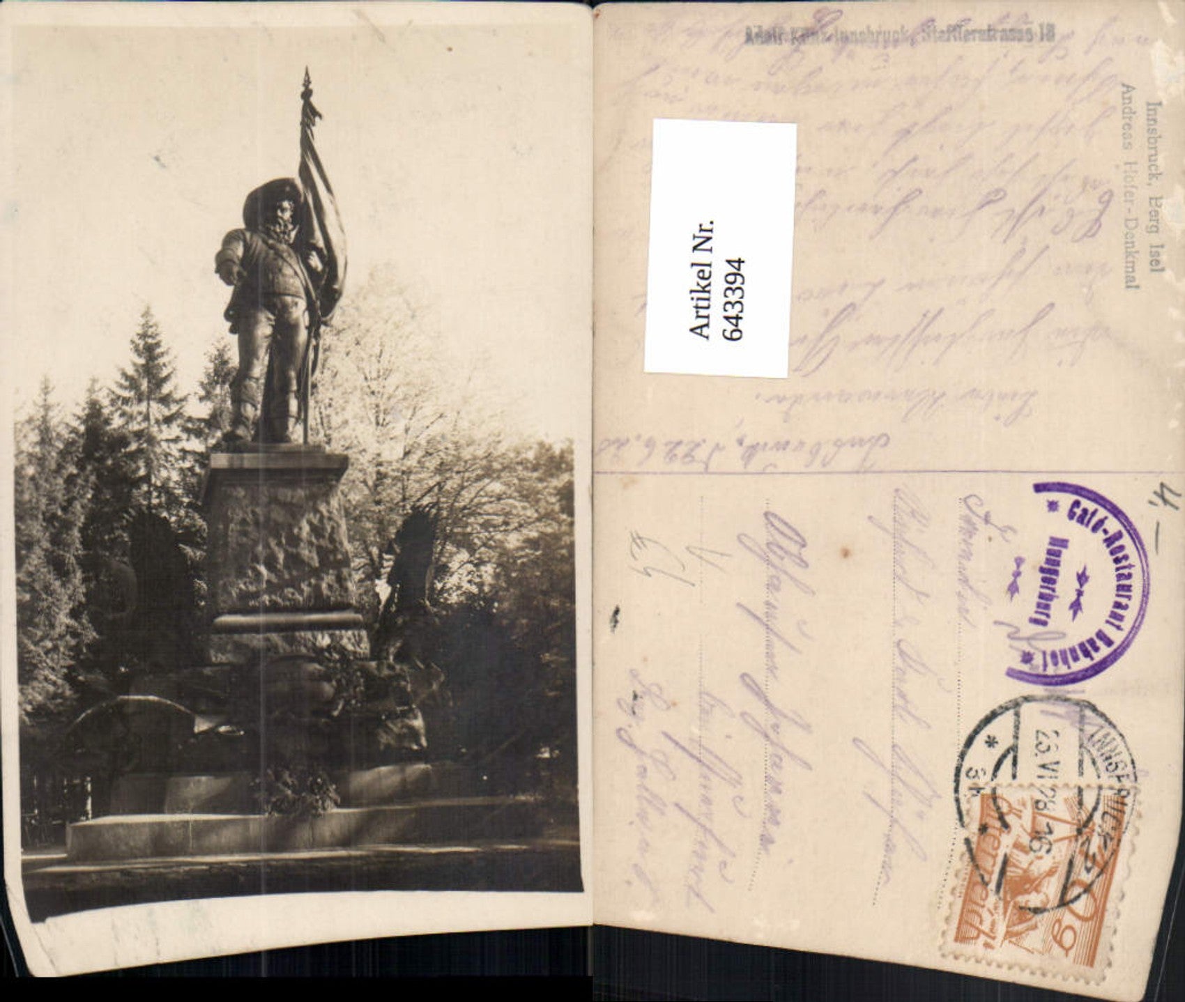 Alte Ansichtskarte – Old Postcard