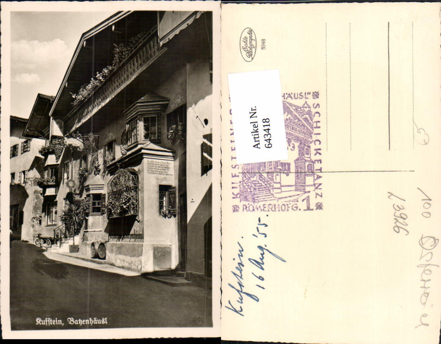 Alte Ansichtskarte – Old Postcard