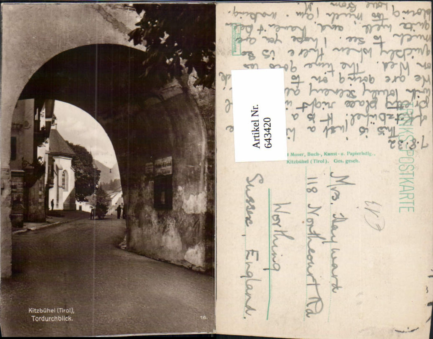 Alte Ansichtskarte – Old Postcard