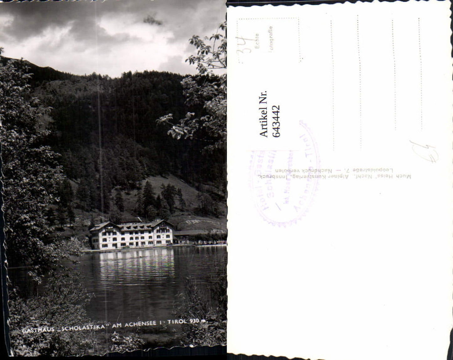 Alte Ansichtskarte – Old Postcard