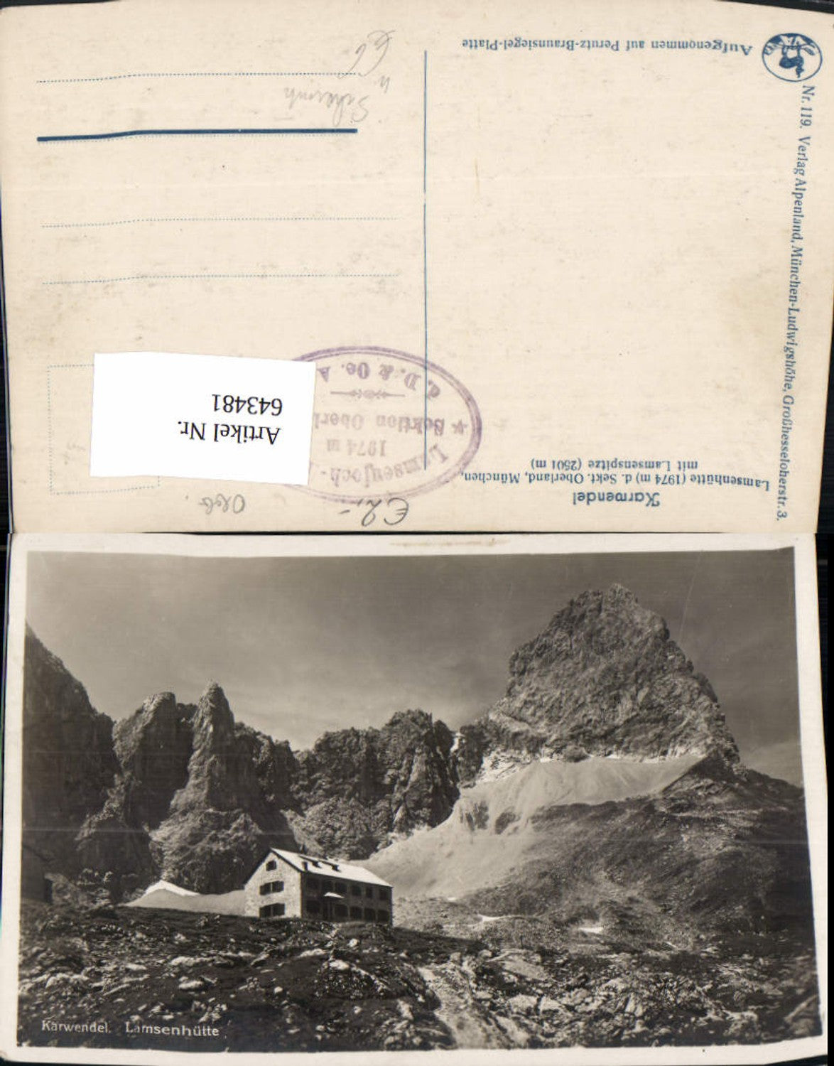 Alte Ansichtskarte – Old Postcard