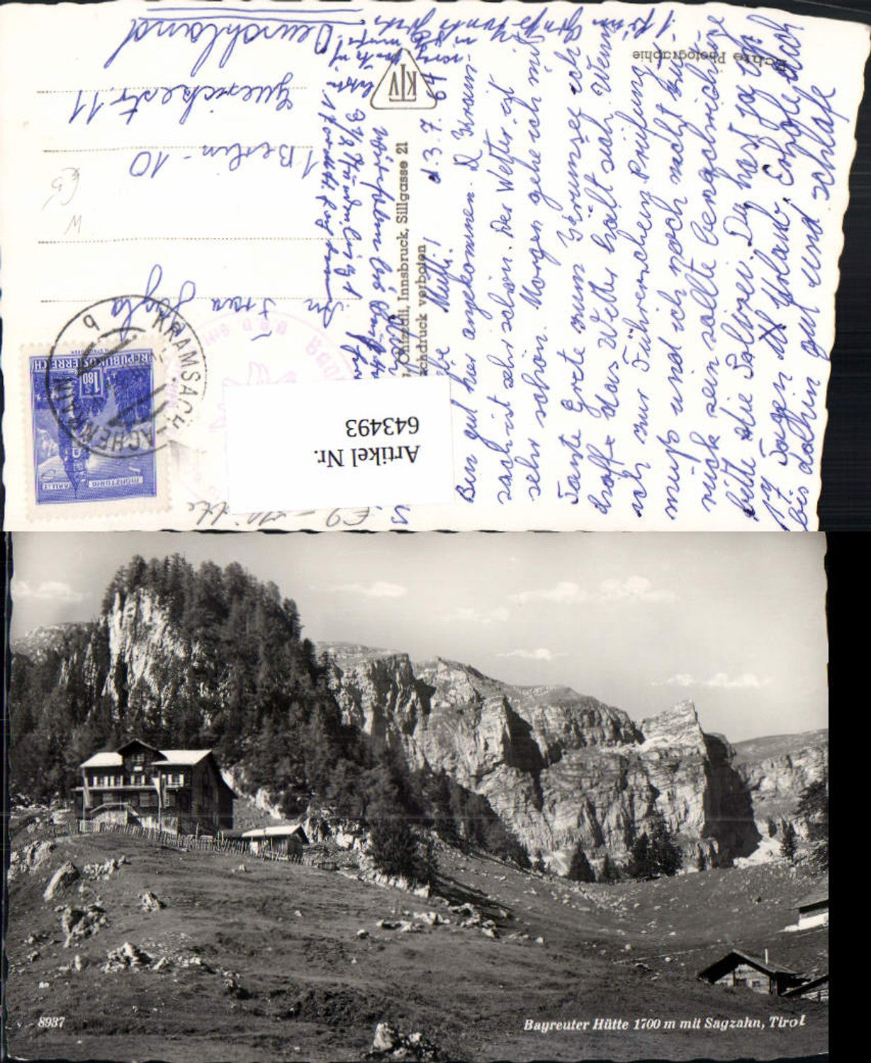 Alte Ansichtskarte – Old Postcard