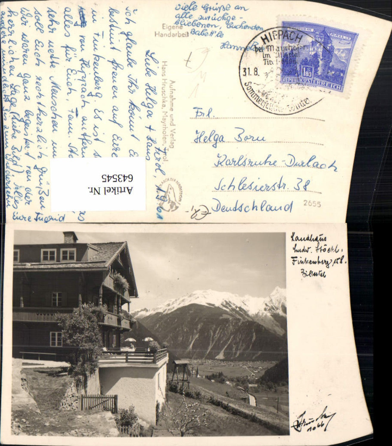 Alte Ansichtskarte – Old Postcard