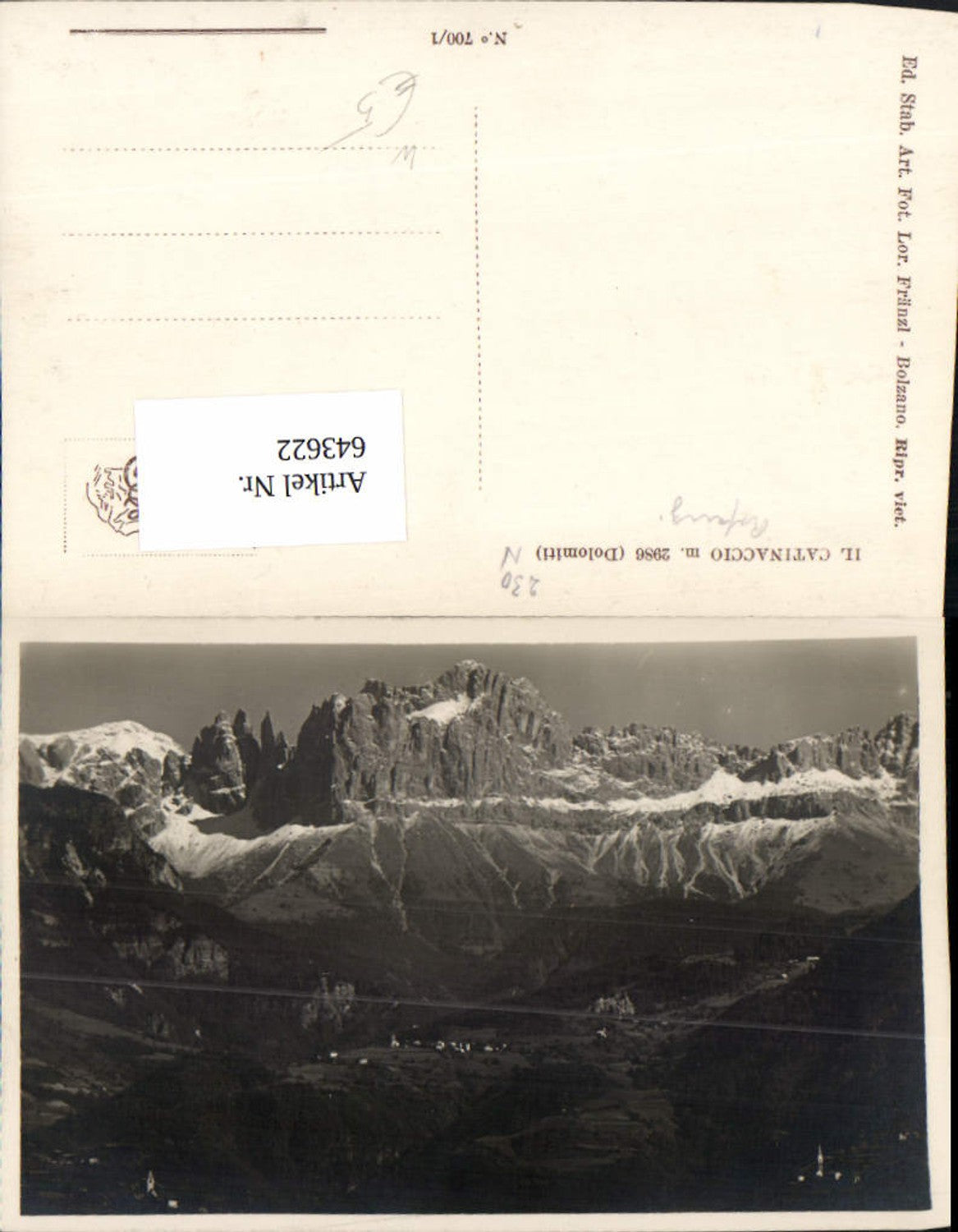 Alte Ansichtskarte – Old Postcard