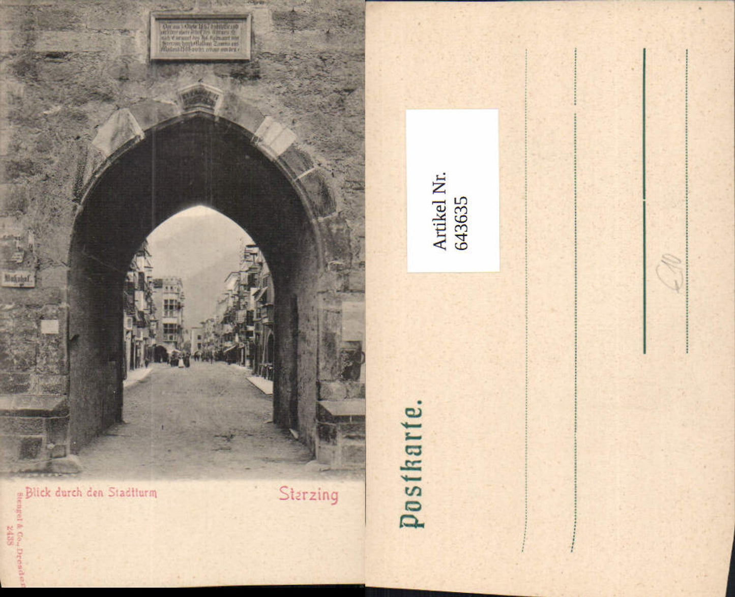 Alte Ansichtskarte – Old Postcard