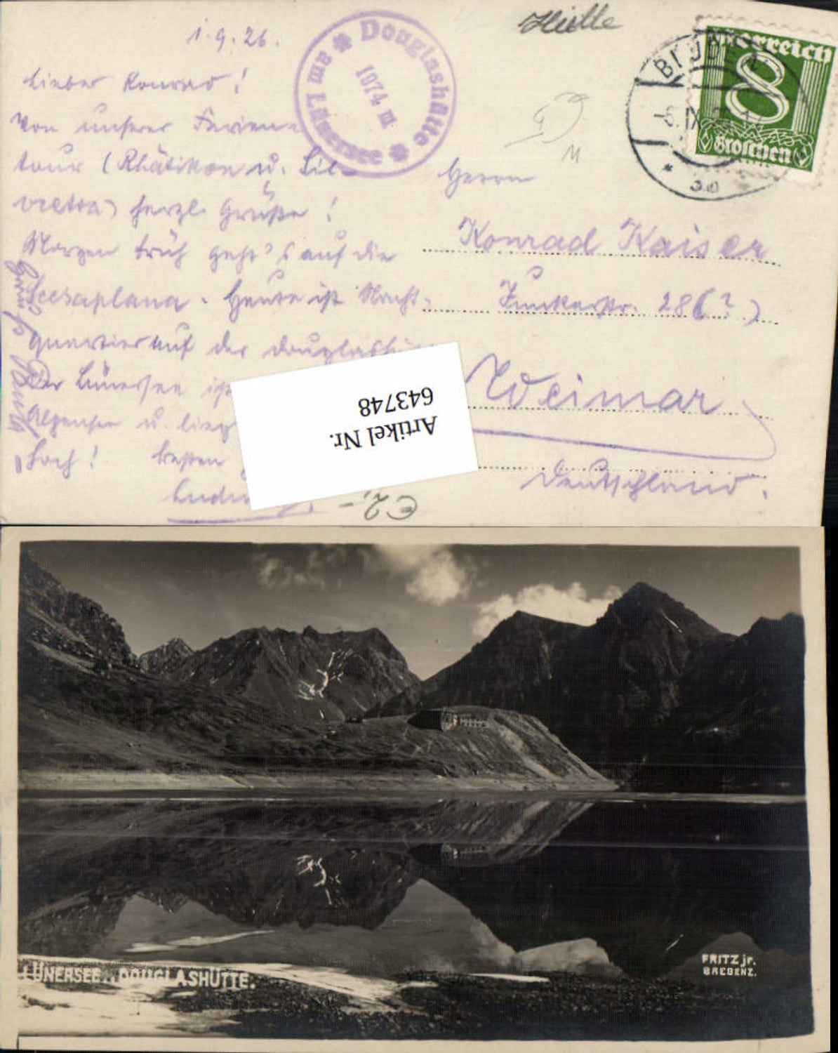 Alte Ansichtskarte – Old Postcard