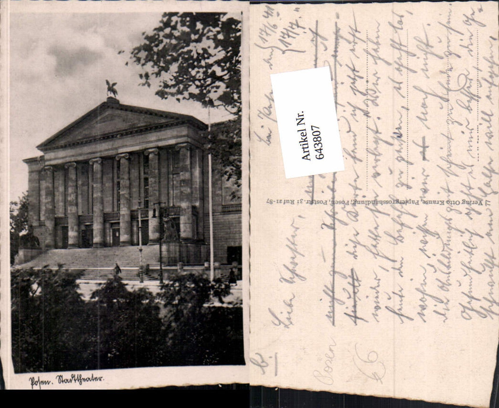 Alte Ansichtskarte – Old Postcard