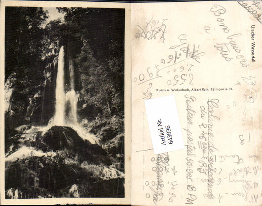643836, Urach Waterfall Urach