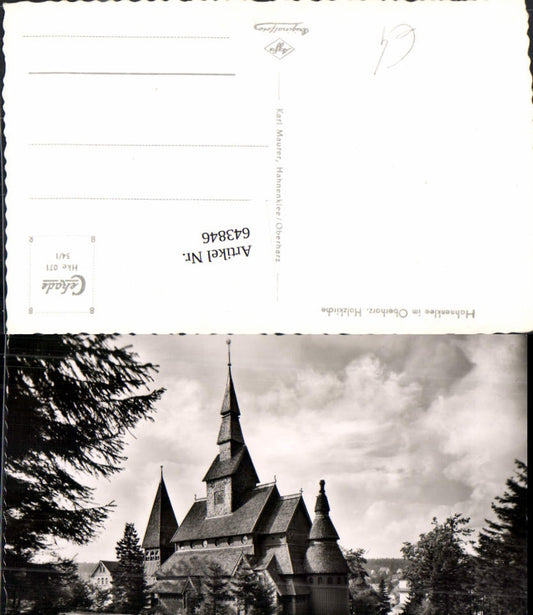 643846,Hahnenklee im Oberharz Holzkirche Kirche Goslar