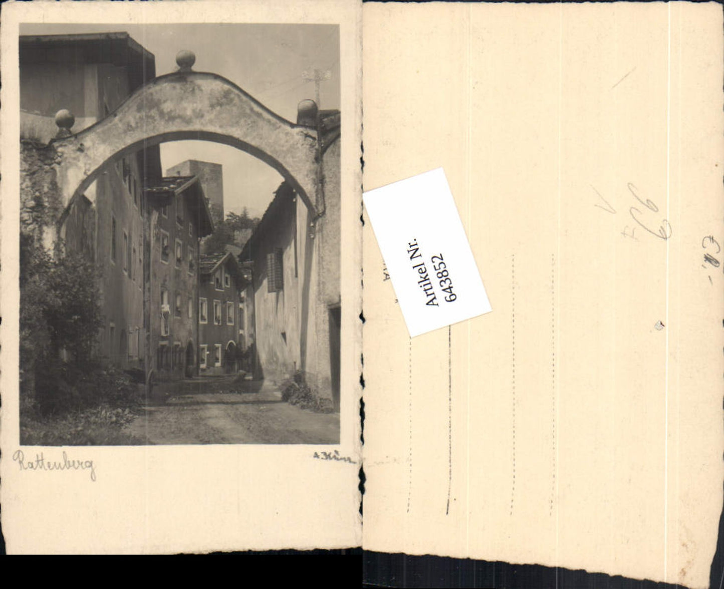 Alte Ansichtskarte – Old Postcard