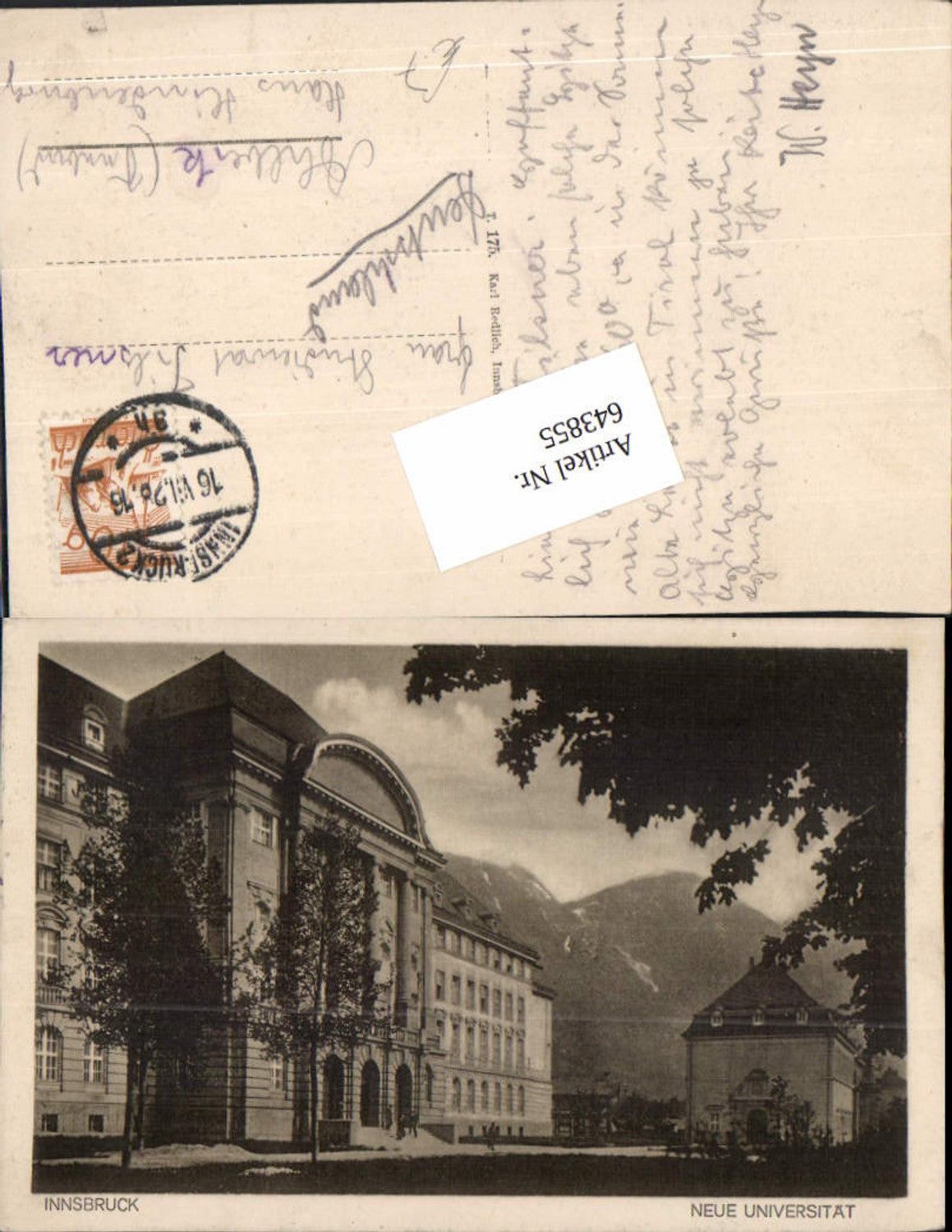 Alte Ansichtskarte – Old Postcard
