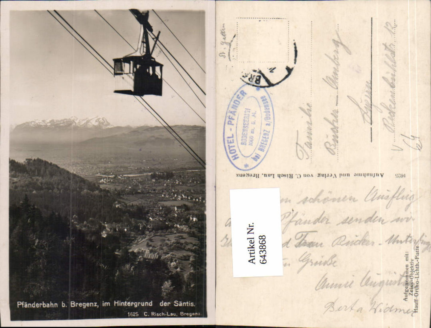 Alte Ansichtskarte – Old Postcard