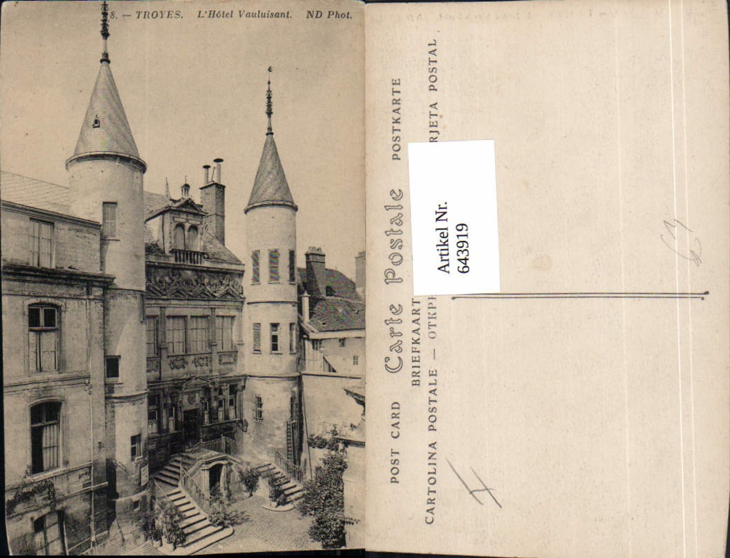 643919,Troyes Aube Hotel Vauluisant