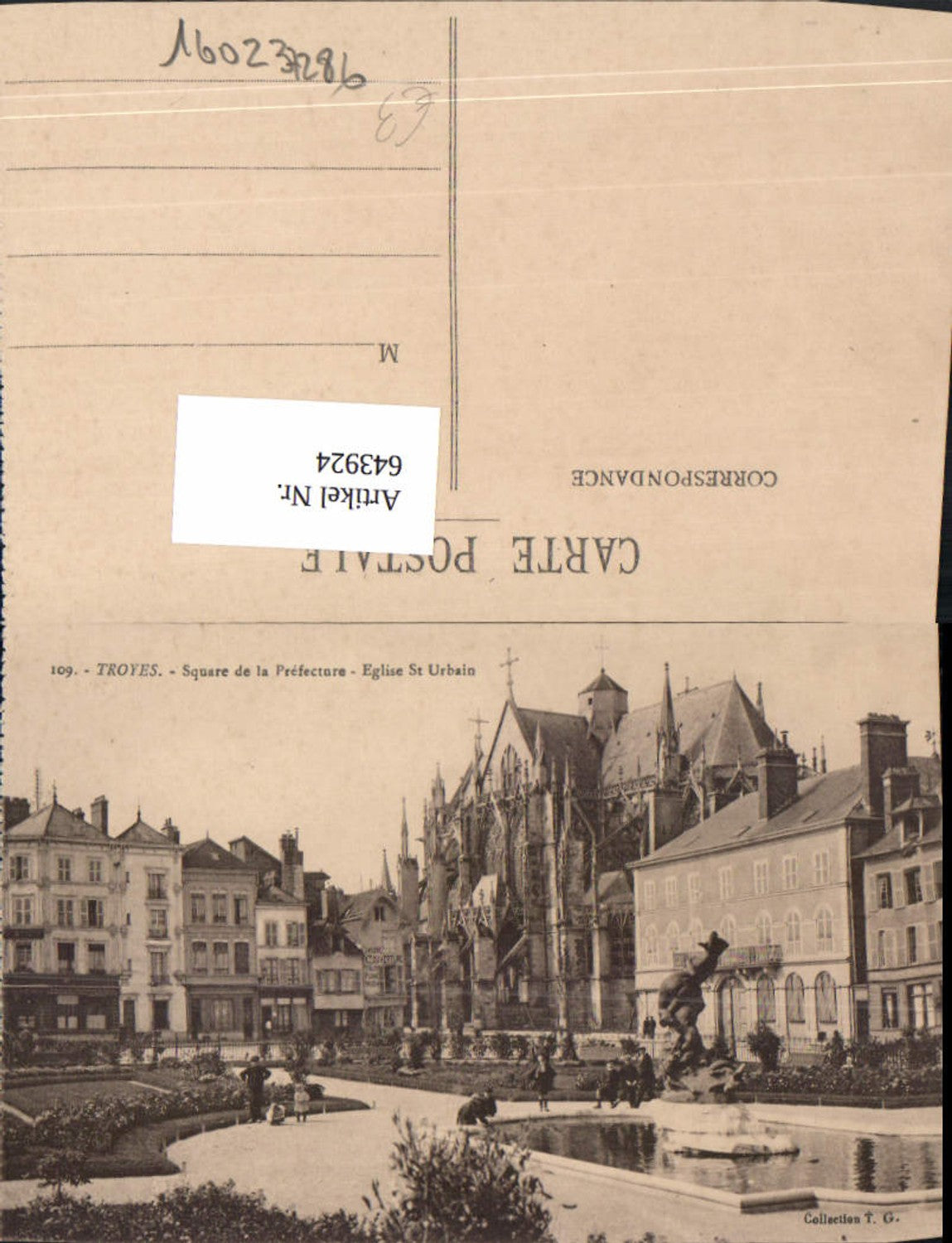643924,Troyes Aube Eglise Saint Urbain