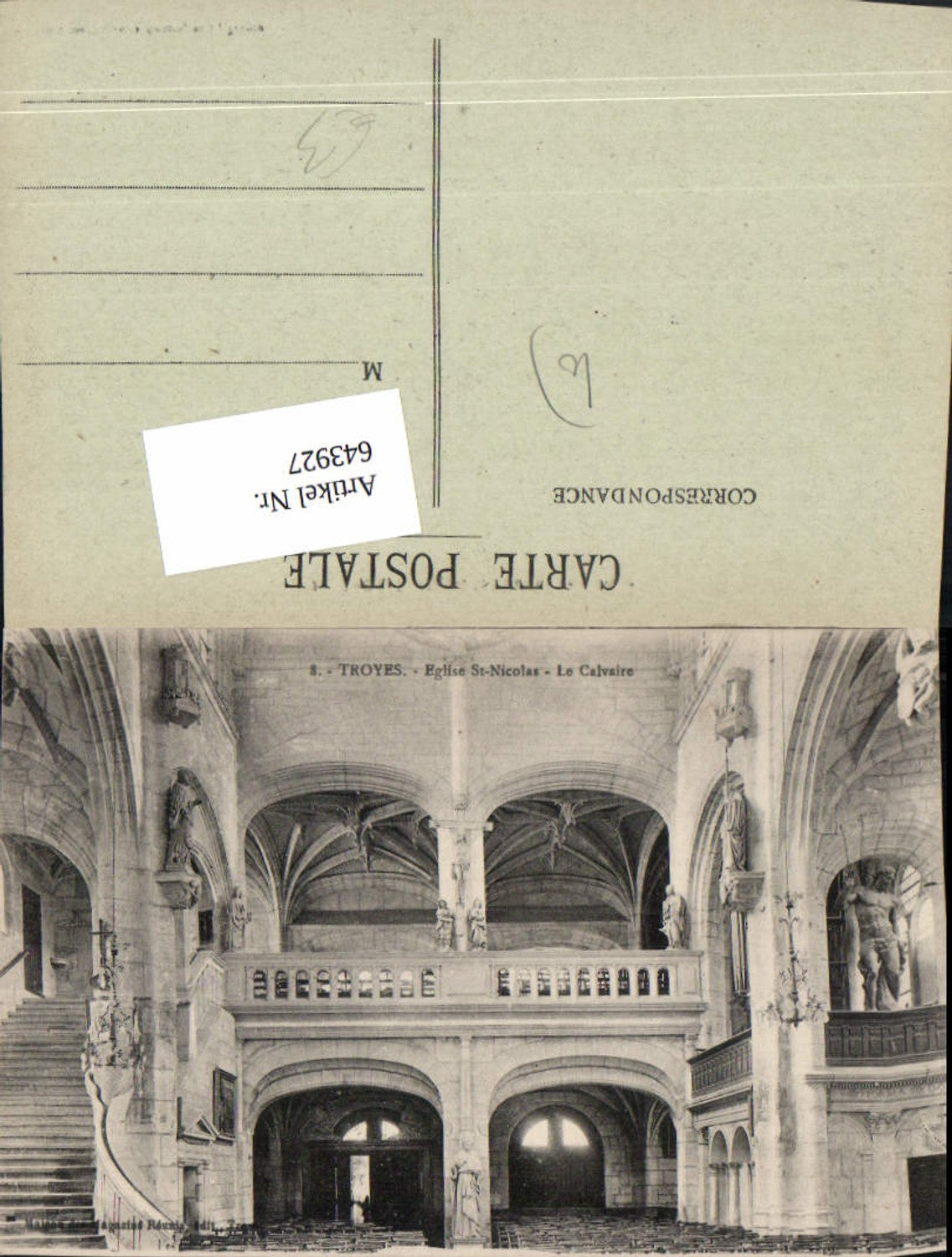 643927,Troyes Aube Eglise St. Nicolas