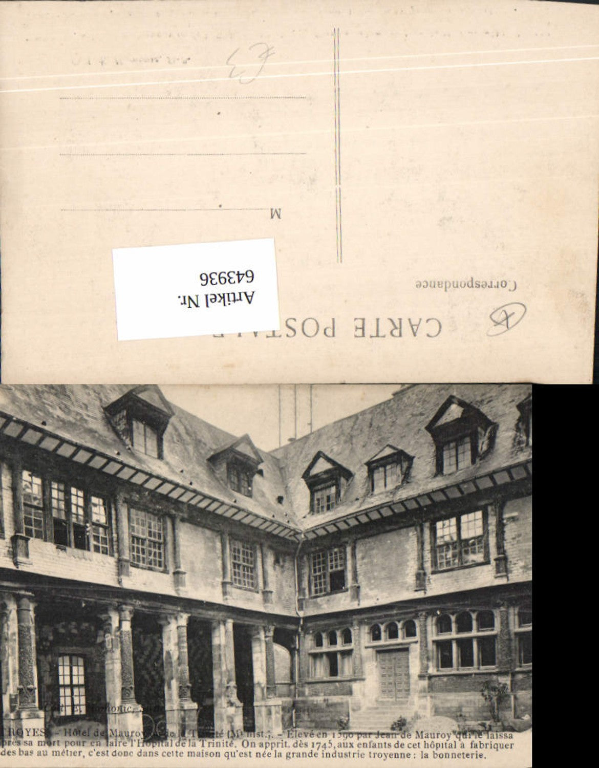 643936,Troyes Aube Hotel de Mauroyou