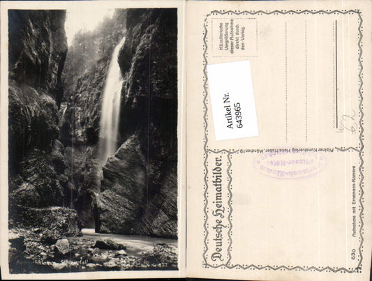 643965,Partnachklamm Schleierfall Wasserfall Garmisch-Partenkirchen