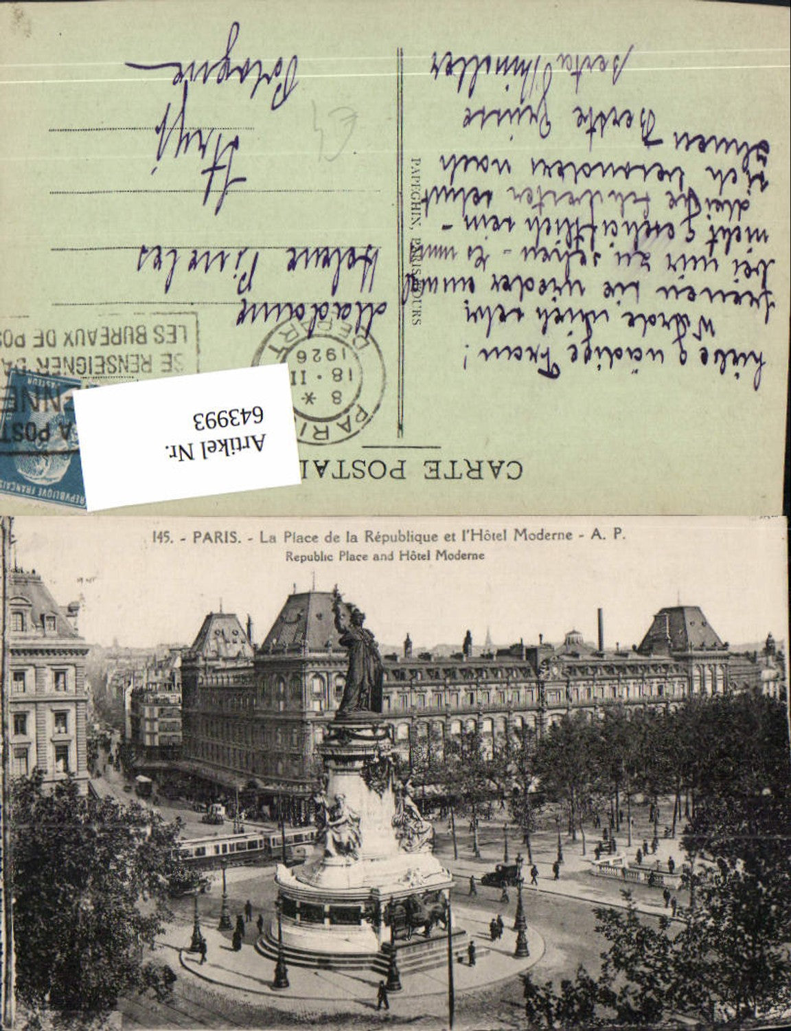 Alte Ansichtskarte – Old Postcard