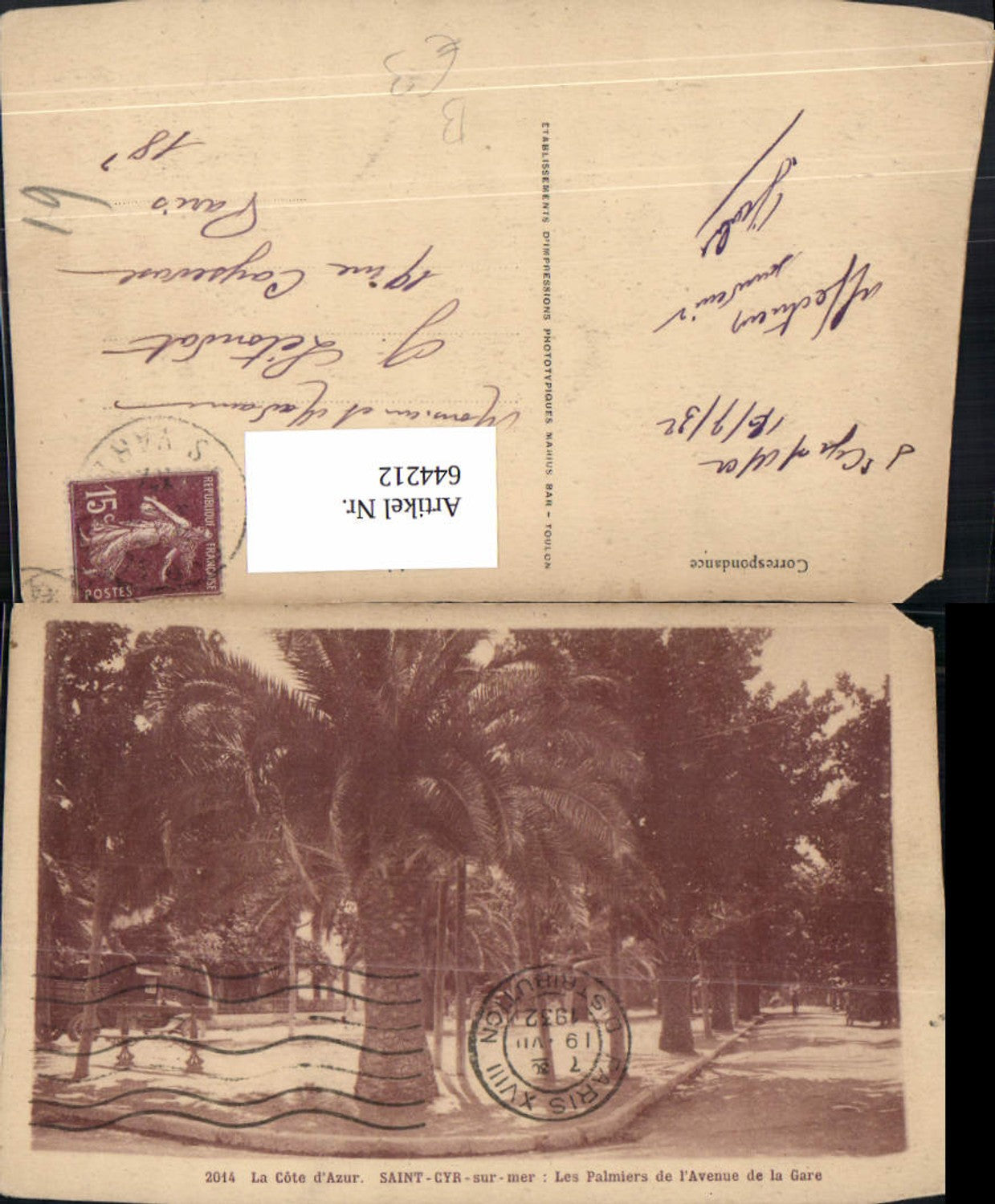 Alte Ansichtskarte – Old Postcard