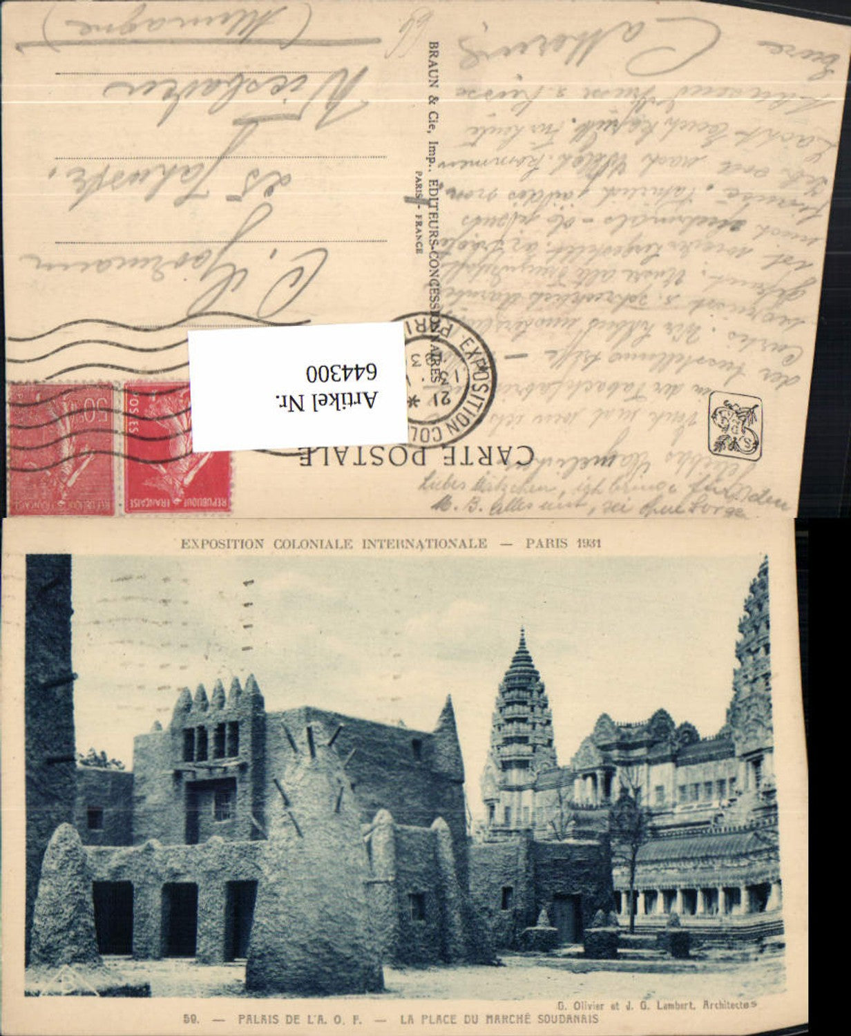 Alte Ansichtskarte – Old Postcard