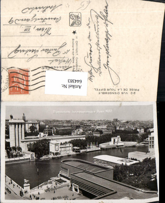 644383,Ausstellung Exposition Internationale Paris 1937