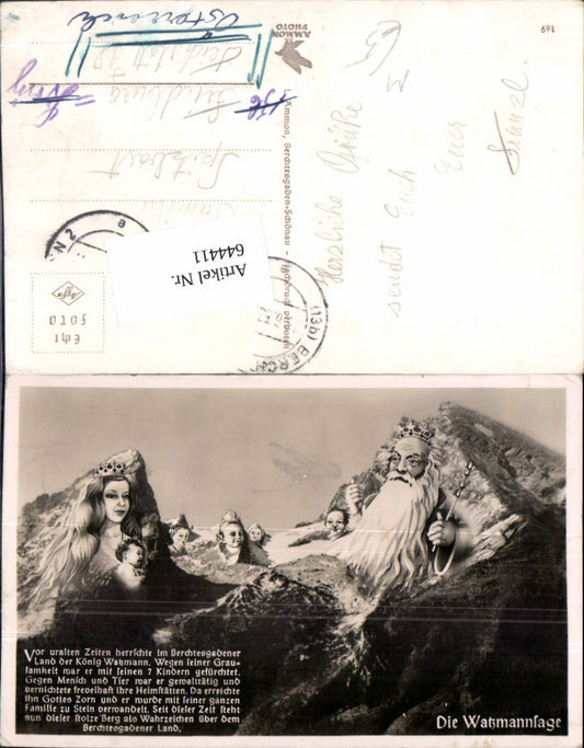 644411,Berggesichter Watzmannsage Watzmann Berchtesgaden