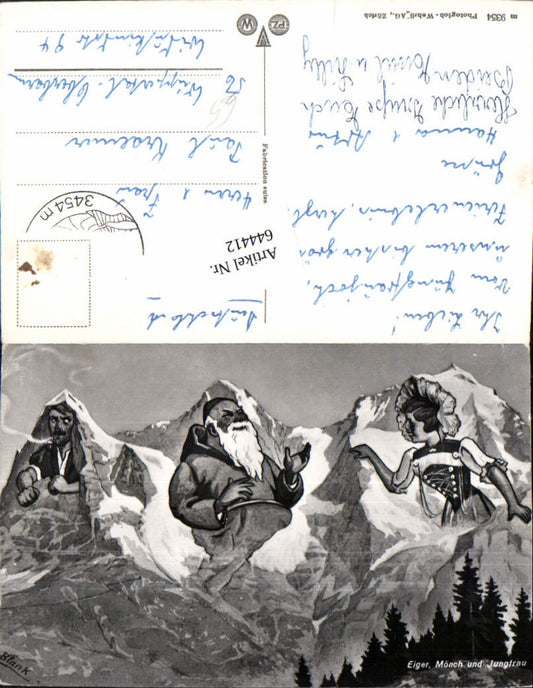 644412,Berggesichter Mönch Eiger Jungfrau