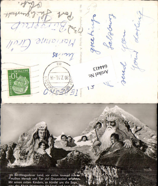 644413,Berggesichter Watzmannsage Watzmann Berchtesgaden