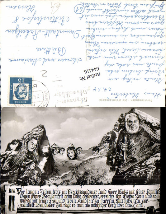 644416,Berggesichter Watzmannsage Berchtesgaden Watzmann